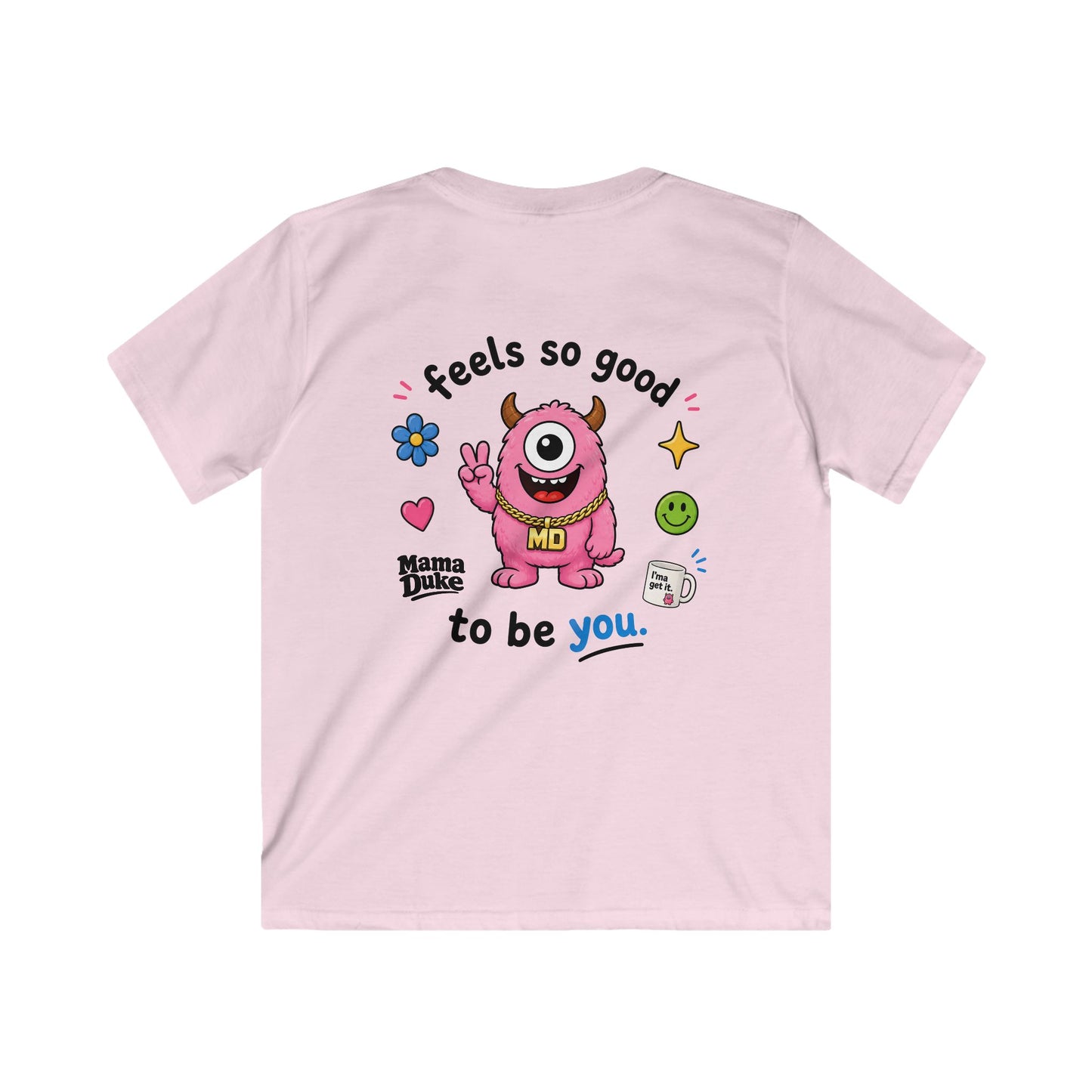 Kids Pocket (Monster) Tee - White/Color