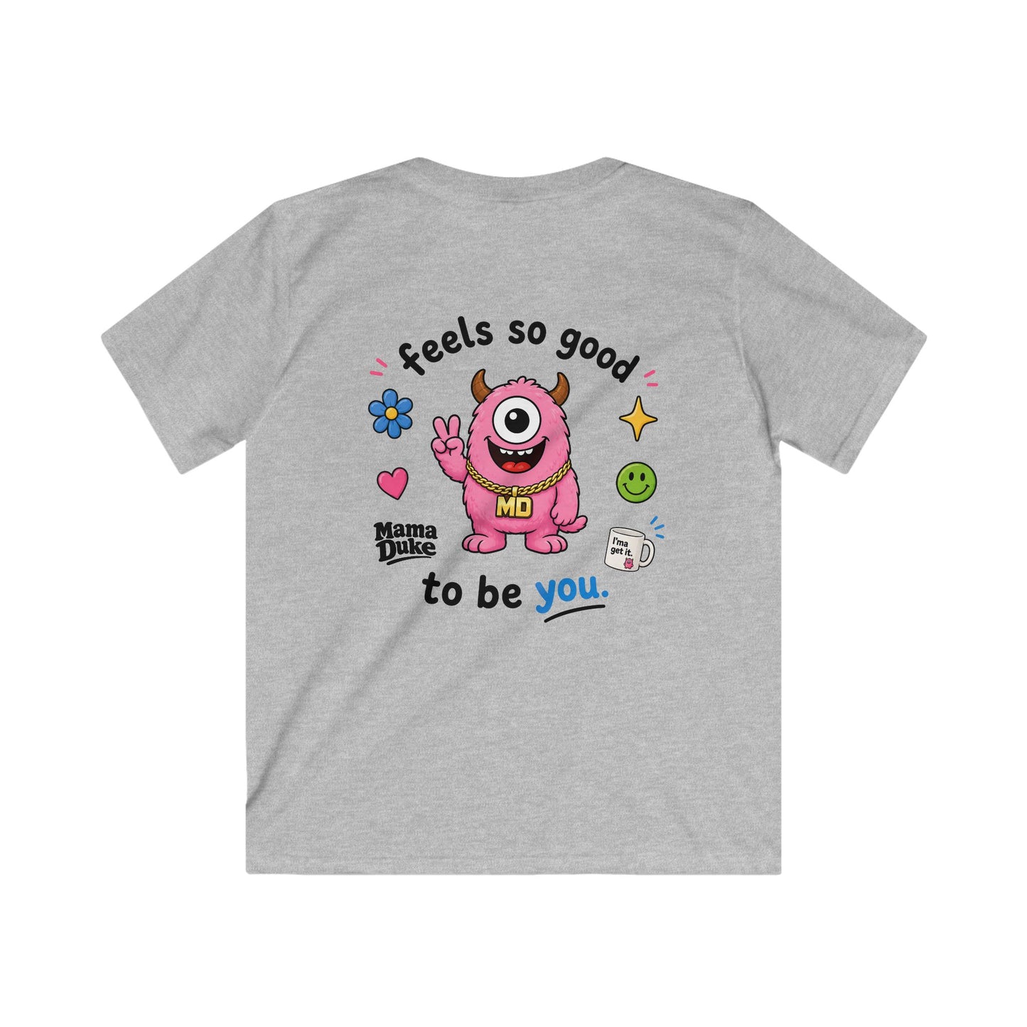 Kids Pocket (Monster) Tee - White/Color