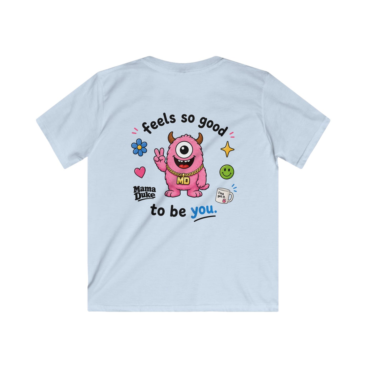 Kids Pocket (Monster) Tee - White/Color