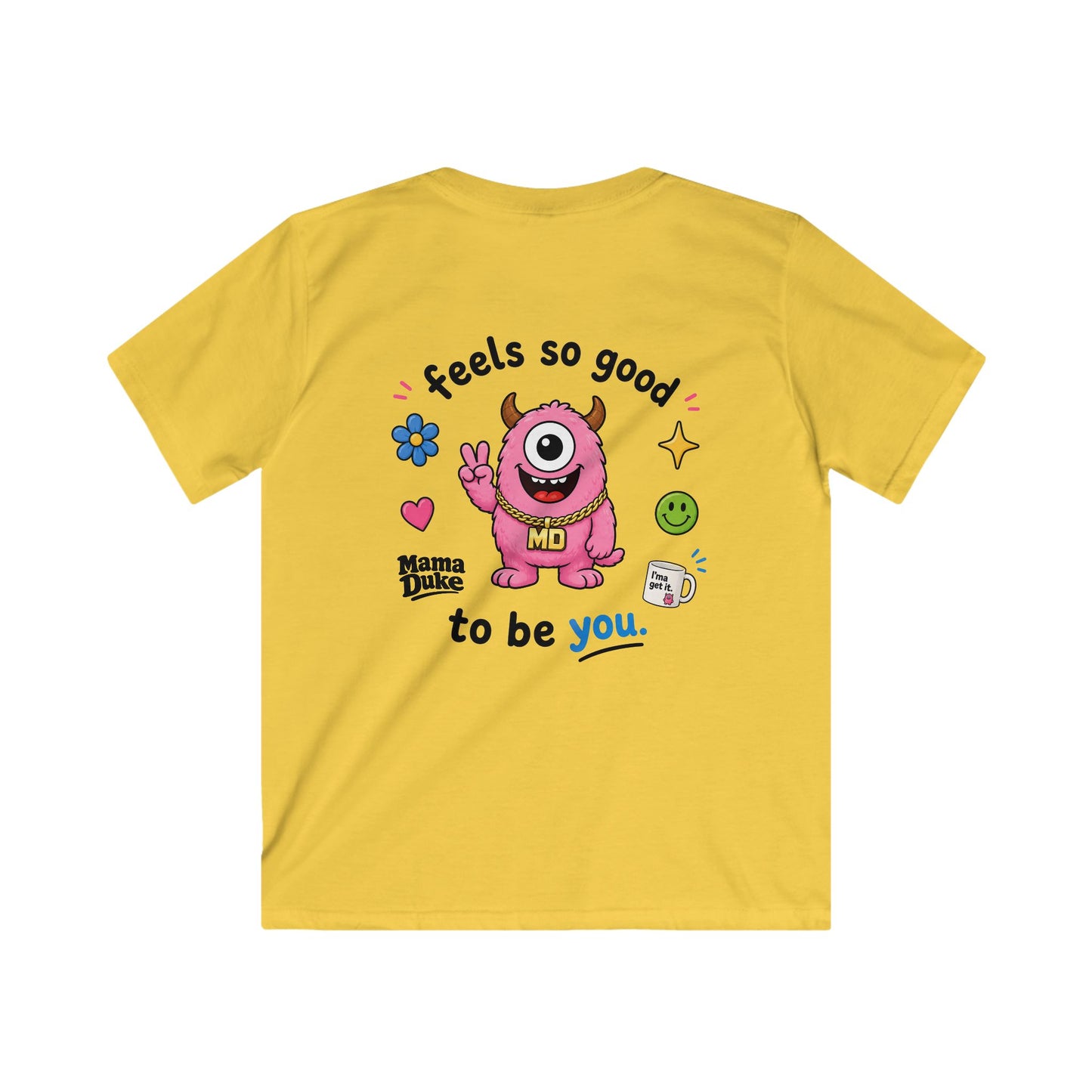 Kids Pocket (Monster) Tee - White/Color