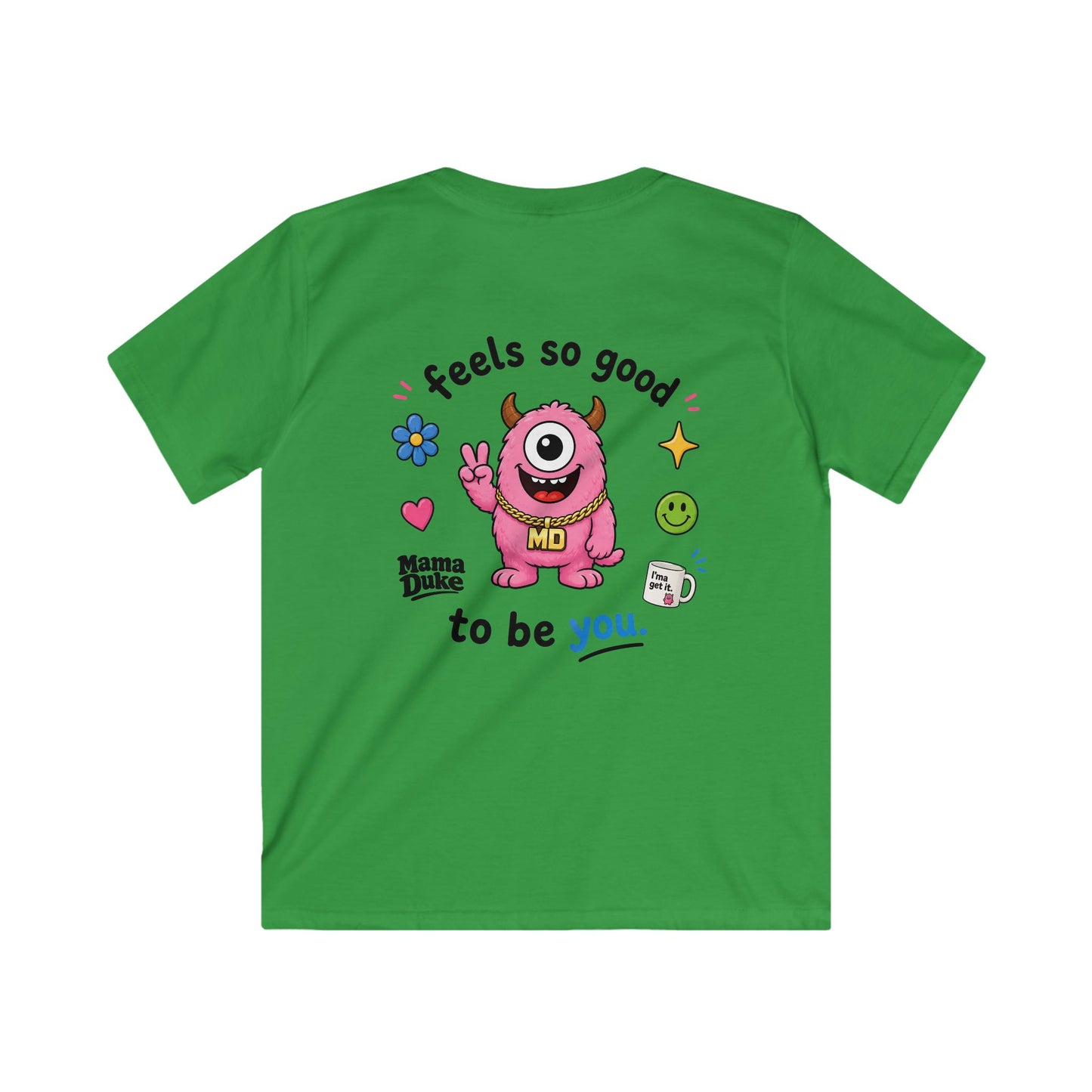 Kids Pocket (Monster) Tee - White/Color